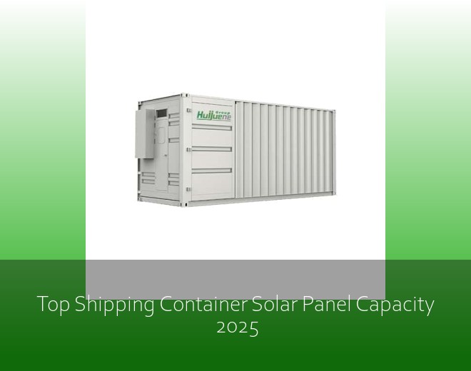 Top Shipping Container Solar Panel Capacity 2025